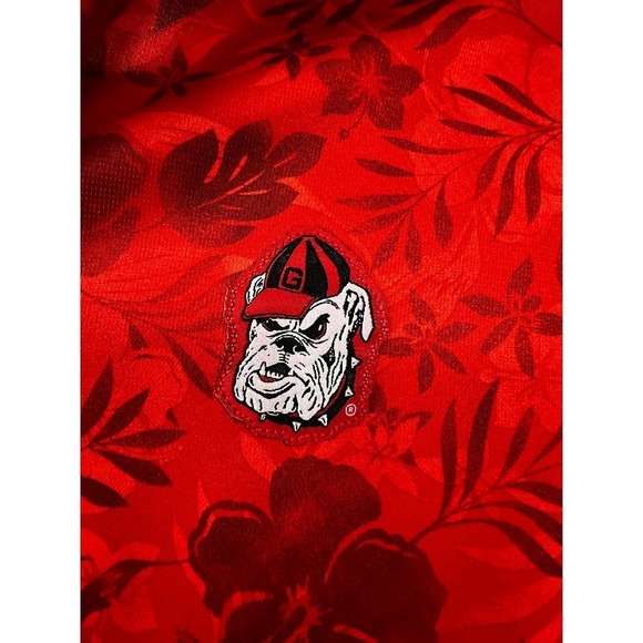 Champion UGA Bulldogs Performance Polo Short Sleeve Shirt - Size M - Picture 3 of 4
